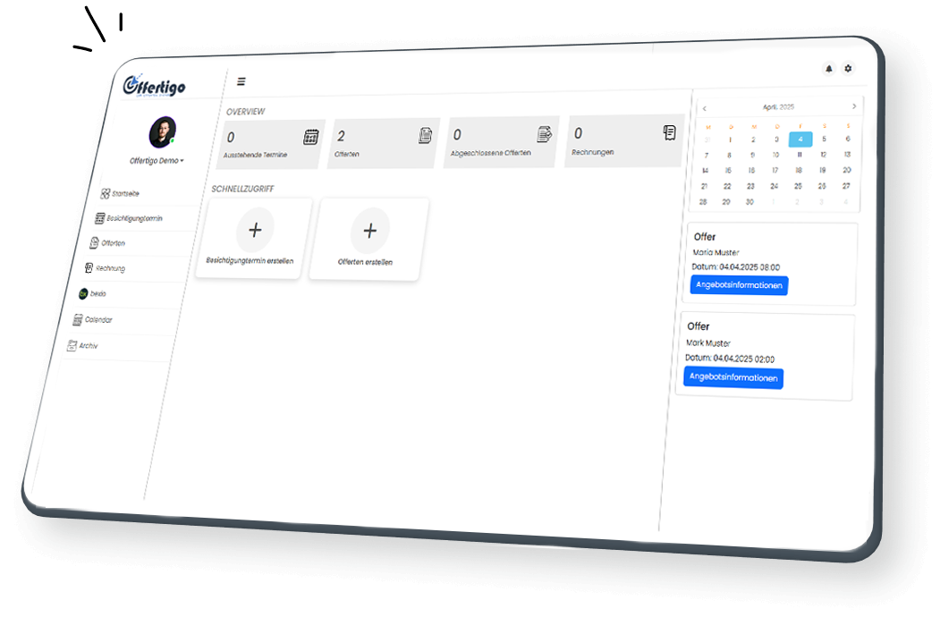 CRM Umzug SoftwareOffertigo